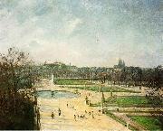 Camille Pissarro Tuileries Gardens Sweden oil painting artist